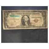 1935A Hawaii Overprint $1 Silver Certificate