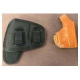 Nylon IWB and Leather OWB Holsters