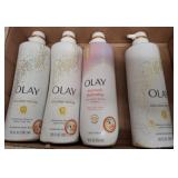 Four Olay Hydrating Body Wash Bottles