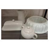 White Ceramic Serveware Collection