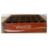 Coca-Cola Wooden Bottle Crate With Dividers
