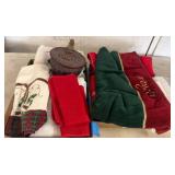 Holiday Linens and Decorative Lidded Container