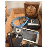 Electronics Lot: Camera, Tablet, Clock, More