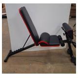 Adjustable Weight Bench With Padded Supports et ro
