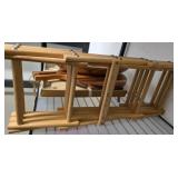 Wood Serving Boards and Oak Leaf Cheese Tray Set
