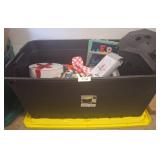 Sterilite Storage Bin with Assorted Contents