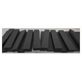 Empty Black Jewelry Boxes