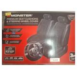Monster 3-Piece Seat Cushions and Wheel Cover