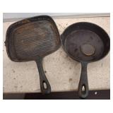 Cast Iron Griddle and Skillet Set