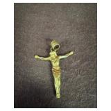 14K Gold Crucifix Pendant