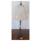Tall Table Lamp with Fabric Shade, 32 Inches