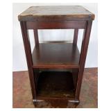 Wooden Three-Tier Side Table