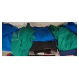 Clothing in Various Colors and Sizes