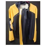 Yellow and Black Long-Sleeve Sports Jacket