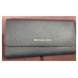 Michael Kors Black Saffiano Leather Wallet