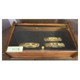 Franklin Mint Wildlife Knife Set in Case