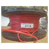 Red Electrical Wire on Spool