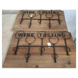 Two Lulu & Co. Wine Tasting Racks