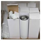 White Tumbler Mugs With Lids