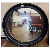 Round Mirror With Black Frame
