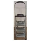 Four-Step Folding Step Ladder with Tray