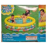 H2O Go! Floral Paradise Inflatable Play Pool