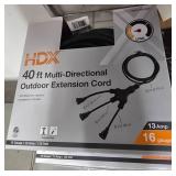 HDX 40 Ft Multi-Directional Extension Cords