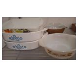 Glass and fire-king Baking Dishes