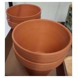 Ashland Terra Cotta Clay Flower Pots, Set of 4