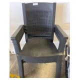 3 Stacking Plastic Patio Chairs