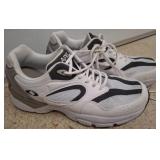 Apex White and Black Athletic Shoes, Size 12