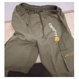 Green Carhartt-Style Cargo Shorts, Size M