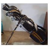 Golf Club Set with Bag and Assorted Clubs