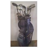 Golf Clubs in Taylor Made Bag