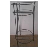 Metal Plant Stand with Two-Tier Design