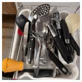 Kitchen Utensils and Flatware Set