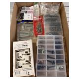 Hardware and Shower Hooks, Set of 12