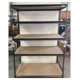 Metal Storage Shelf Unit with Five Tiers