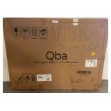 Qba Magnetic Glass Whiteboard, 36x48 Inches