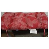 Arden Red Outdoor Bench Cushion