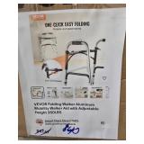 Folding Walker and Tray Set by Vevor