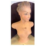 Plaster Bust Signed 