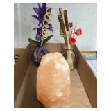 Himalayan Salt Lamp and Decorative Reed Diffusers