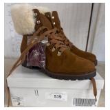 Isaac Mizrahi Live Suede Fur-Lined Boots, 11M