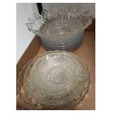 Clear Glass Bowls With Patterns