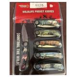 Wildlife-Themed Pocket Knives in Packaging