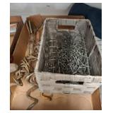 Metal Hooks and Wire Basket Assortment