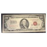 1966 Series $100 U.S. Note, Red Seal