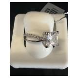 Sterling Silver Ring With Cubic Zirconia