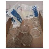 Glass and Plastic Furniture Coaster Lot